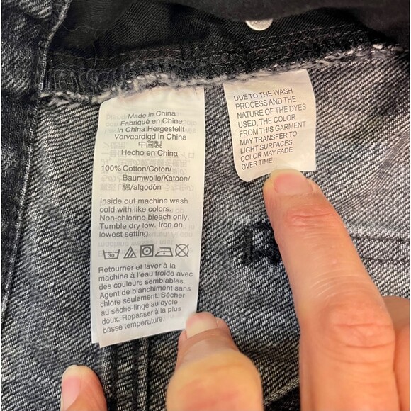 MADEWELL Relaxed Denim Short, Button Fly, Sz 27 - Picture 5 of 6